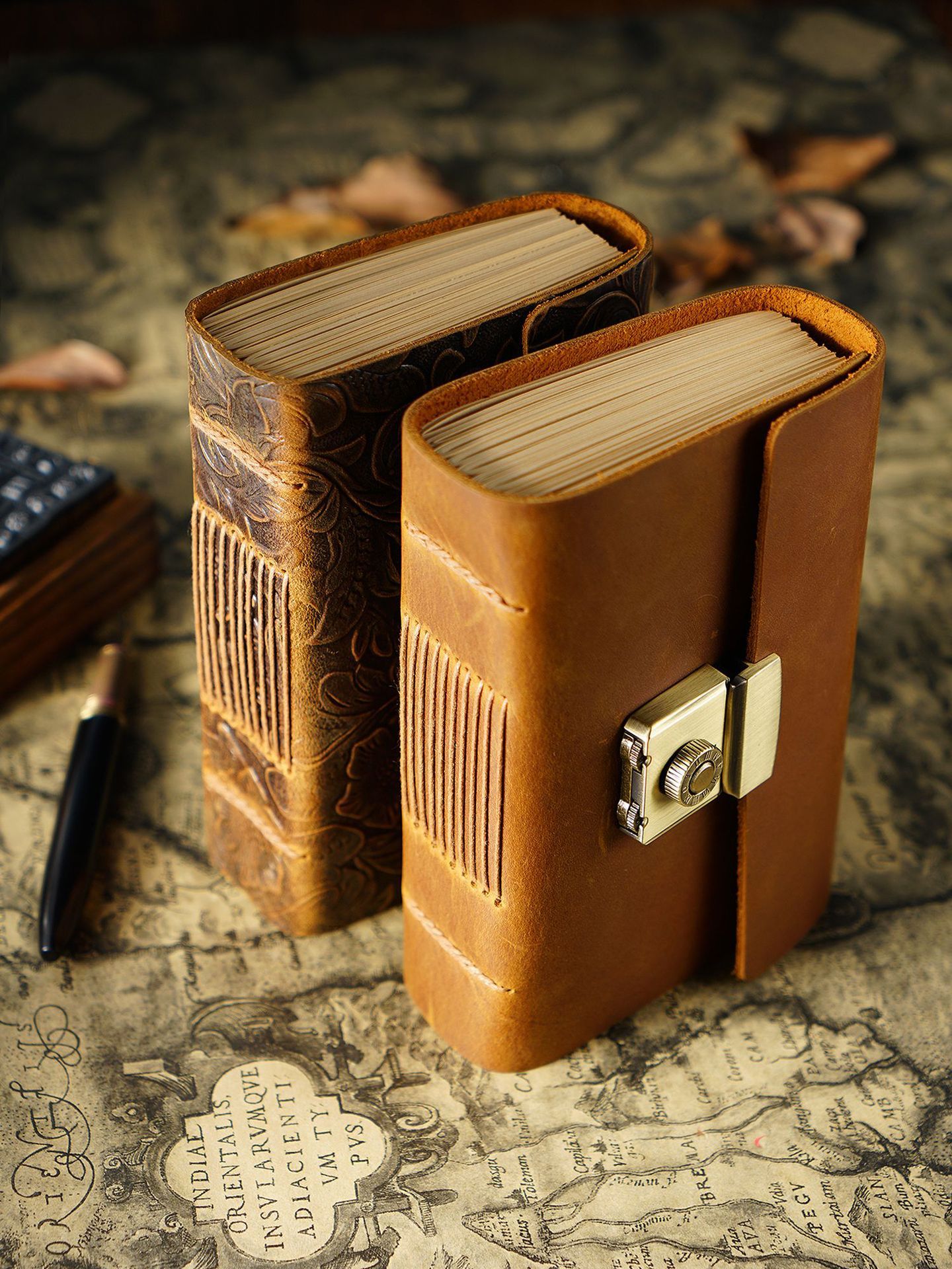 Vintage Journal Journal Cowhide Notebook