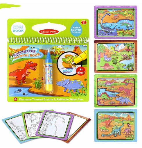 Children's Picture Books Water Painting Can Be Used Repeatedly With Clear Water Sketch Book Kindergarten Painting Water Album Eight Bags