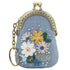 Embroidery Gold Bag Ornaments Creative Making Gifts Women's Fabric Embroidery Kit Sweater Chain