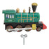 Clockwork Locomotive Toys Tinplate Metal Handcrafted Vintage Retro Wind Up Train Toy for Collection Gift Party Birthday